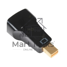 Переходник miniDisplayPort - VGA, Cablexpert A-mDPM-VGAF-01, 20M/15F, черный, пакет