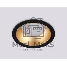 Светильник Ambrella light TN52334 SBK/SGD черный песок/золото песок GX53 max 12W D115*25