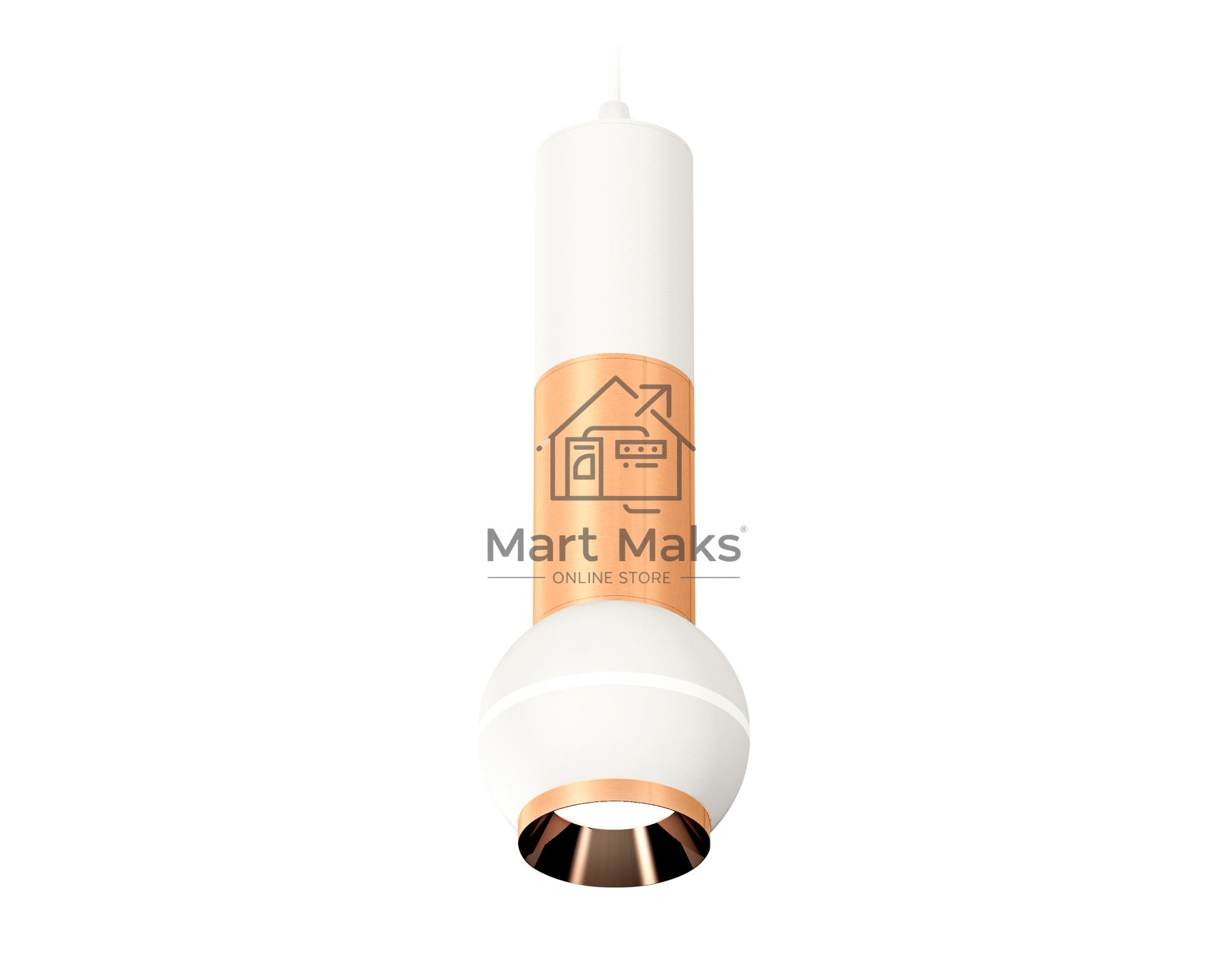Светильник Ambrella XP1101040 SWH/PPG белый песок/золото розовое полированное MR16 GU5.3 LED 3W 4200K