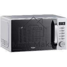 Микроволновая печь Haier HMB-DG208SA серебристый, 20 л, 800 Вт, переключатели - кнопки, поворотный механизм