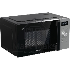 Микроволновая печь Gorenje MO20A4XH нержавеющая сталь/черный, 20 л, 800 Вт, переключатели - кнопки/поворотный механизм