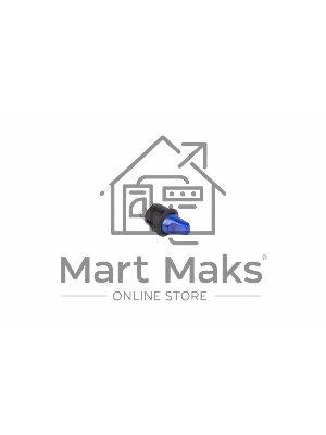 Выключатель клавишный Rexant круглый 12V 16А (3с) ON-OFF синий с подсветкой