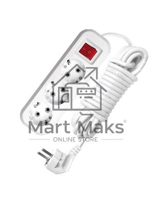 Удлинитель 3х7м с заземл. 16А IP20 S-303 с выкл. ПВС 3х1 UNIVersal 9631988