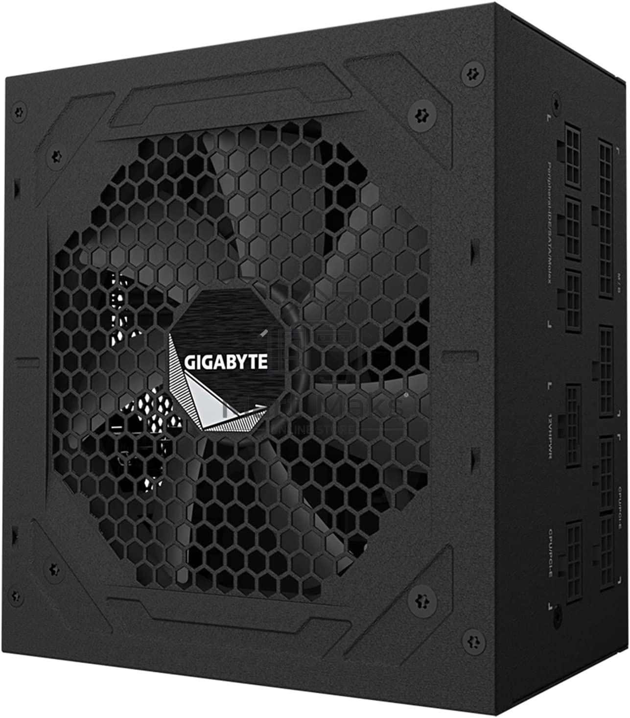 Блок питания Gigabyte GP-UD1000GM PG5 RTL, 1000Вт, 80 PLUS Gold, 120мм, модульный, черный