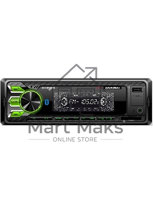 Автомагнитола Soundmax SM-CCR3187FB 1DIN 4x45Вт (SM-CCR3187FB черный \G)
