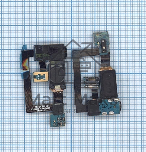 Шлейф для Samsung Galaxy S GT-i9000 с аудио разъемом и динамиком