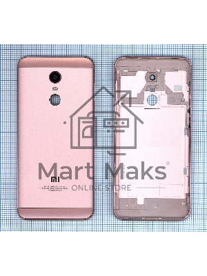 Задняя крышка для Xiaomi Redmi 5 Plus розовая