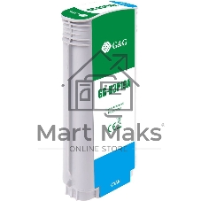Картридж струйный G&G GG-B3P19A №727 голубой (130 мл) для HP DJ T920/T1500