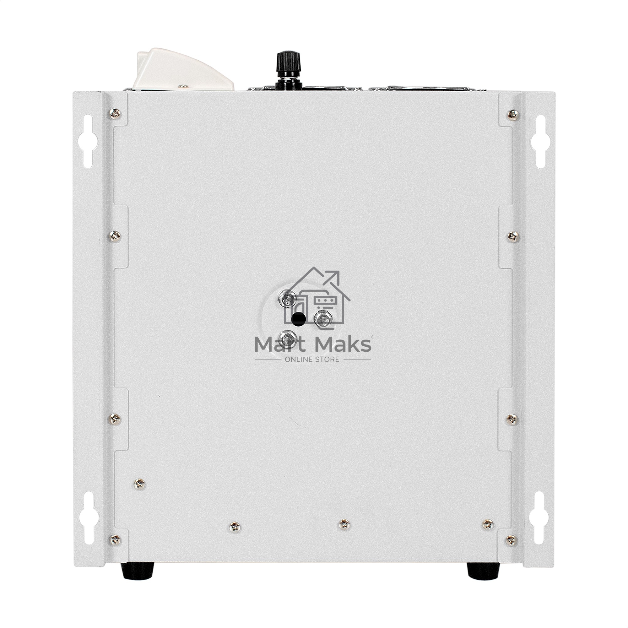 Стабилизатор напряжения настенный ExeGate Master AV-15000 (15000ВА, вход 140-260В, цветной дисплей, выход 220В±8%, КПД 98%, 5 уровней защиты, задержка, усиленный метал.корпус, 1*Schuko+клем.колодка, RTL)