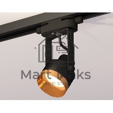 Светильник Ambrella light XT6602044 PBK/PYG черный полированный/золото желтое полированное MR16 GU10 (C6602, N6134)
