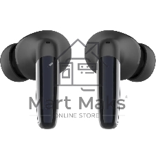 Наушники TWS Tecno Buds 4 черный, внутриканальные, Bluetooth, до 6 ч
