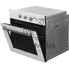 Встраиваемая электрическая духовка Schaub Lorenz SLB EW6313 59.5х59.5x61 см, 58л, 9 режимов работы, механические переключатели, механический таймер, белая эмаль/ручки цвета нержавеющая сталь