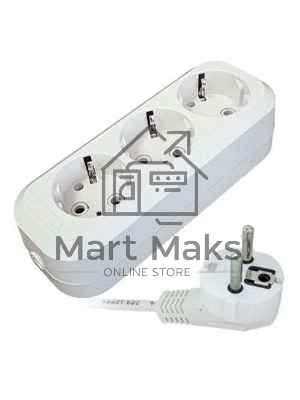 Удлинитель 3х5м с заземл. 16А IP20 Е-303 АБС-пл. ПВС 3х1 UNIVersal 9631978