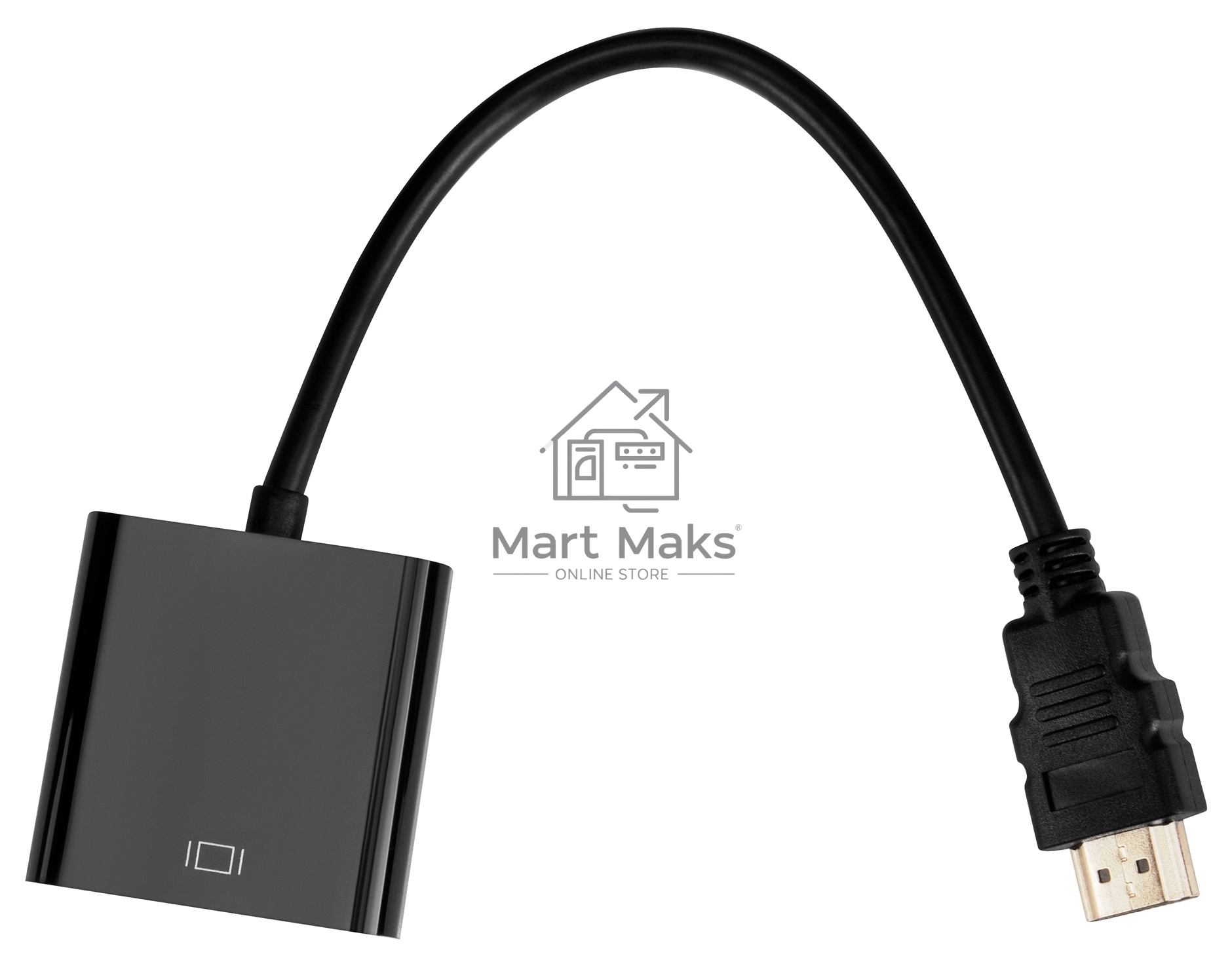 Переходник Buro HDMI (m)/VGA (f) 0.1м. (HDMI-M-VGA-F)
