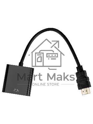 Переходник Buro HDMI (m)/VGA (f) 0.1м. (HDMI-M-VGA-F)