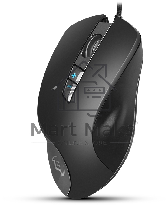 Мышь проводная SVEN RX-G970 черный, 4000 dpi, USB, кнопки - 7