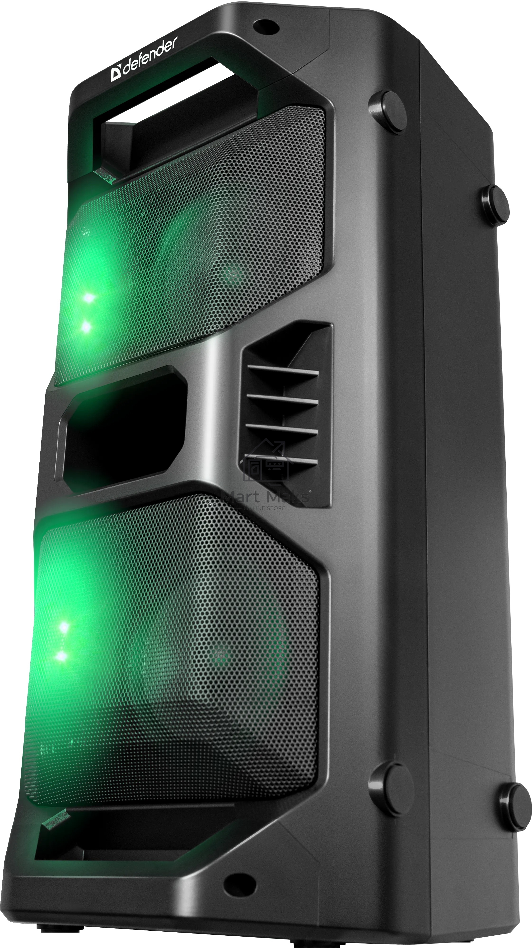 Портативная акустика Defender Rage 50 Вт Light/BT/FM/USB/LED/TWS черный