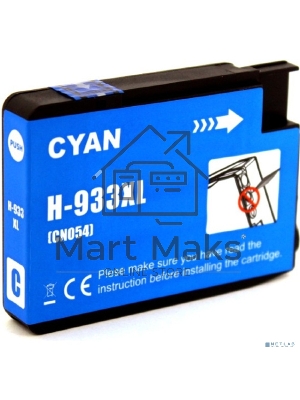 Струйный картридж NV Print 933XLC (NV-CN054AE) Cyan для HP Officejet 6100, 6600, 6700, 7110, 7510, 7610, 7612 (825 стр)