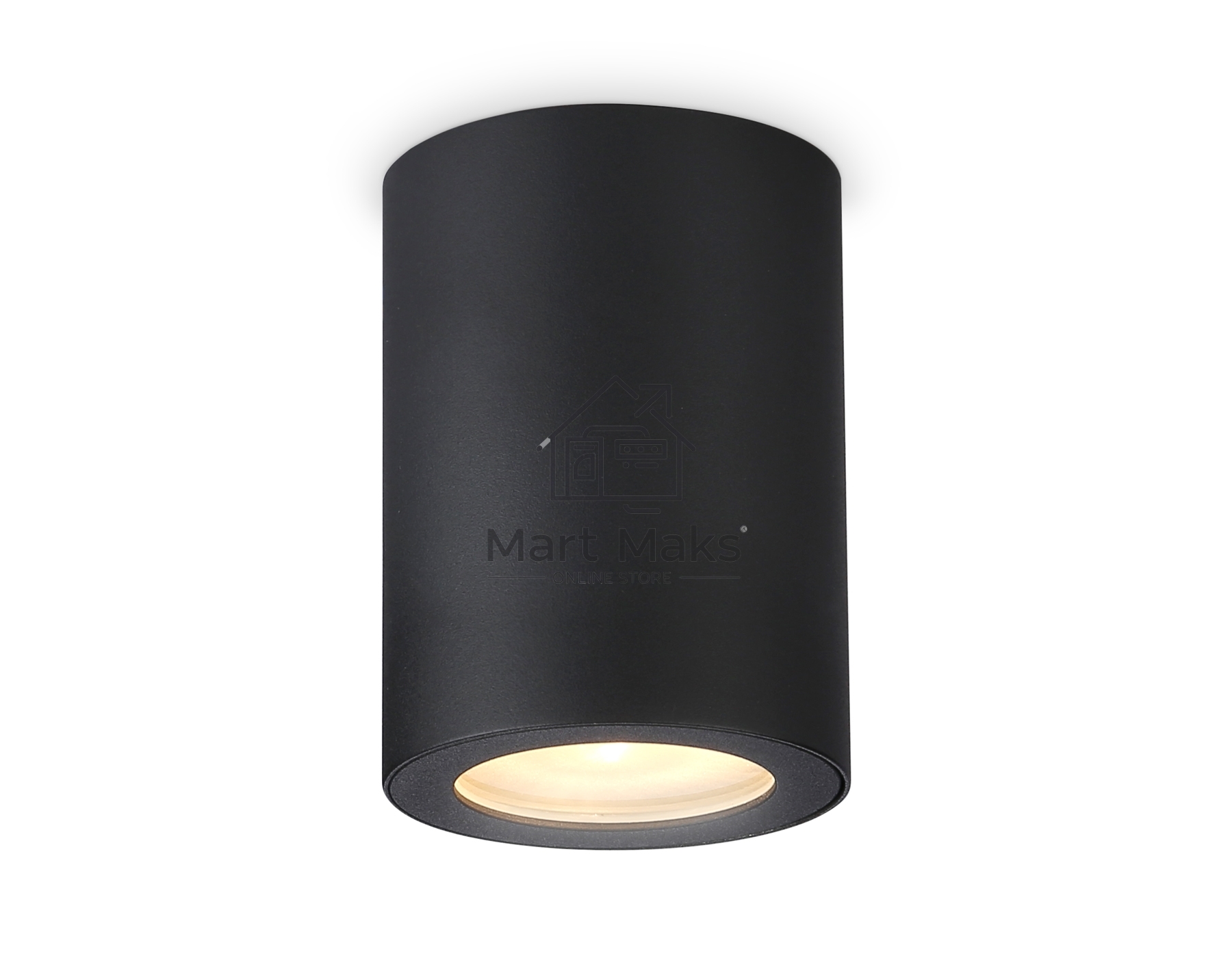 Светильник Ambrella light TN22799 BK черный IP44 GU10 max 12W D65*90