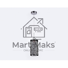 Светильник Ambrella light TR3637 CH/BK хром/черный E14 max 40W D130*1100