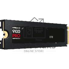 Твердотельный накопитель SSD Samsung M.2 2280 8TB 9100 PRO PCIe Gen5x4 with NVMe, V NAND TLC (V8) Internal Solid State Drive