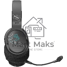 Гарнитура Bloody GR370 черный, беспроводная + проводная, Bluetooth, до 45 ч, подсветка