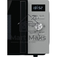 Микроволновая печь Gorenje MO20A4XH нержавеющая сталь/черный, 20 л, 800 Вт, переключатели - кнопки/поворотный механизм