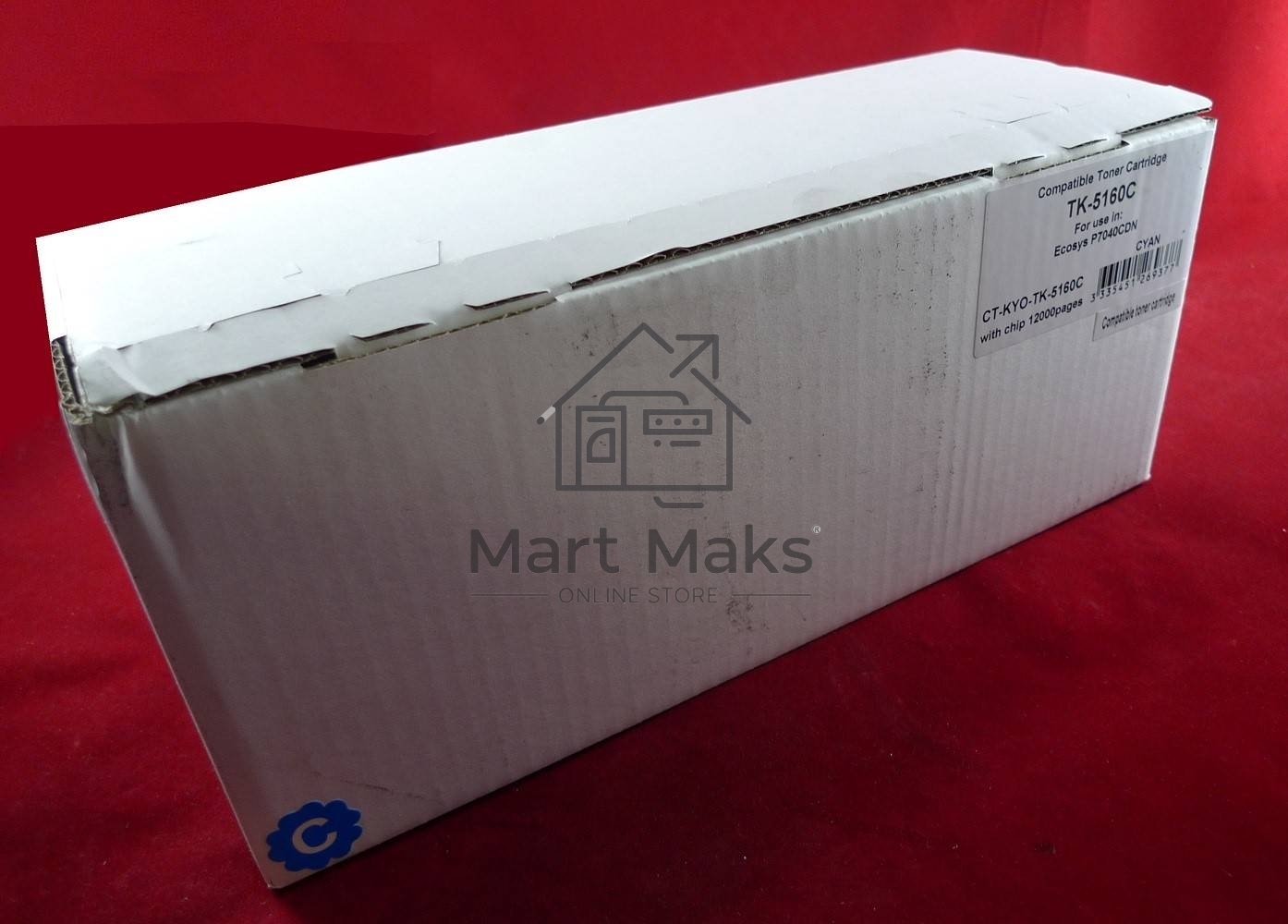 Картридж лазерный для Kyocera-Mita Ecosys P7040CDN голубой TK-5160C 12K JPN