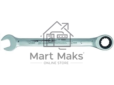 Ключ MATRIX 14806комбинированный трещоточный 13мм CrV зеркальный хром professional