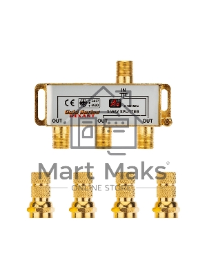 Делитель ТВ х 3 + 4шт. F 