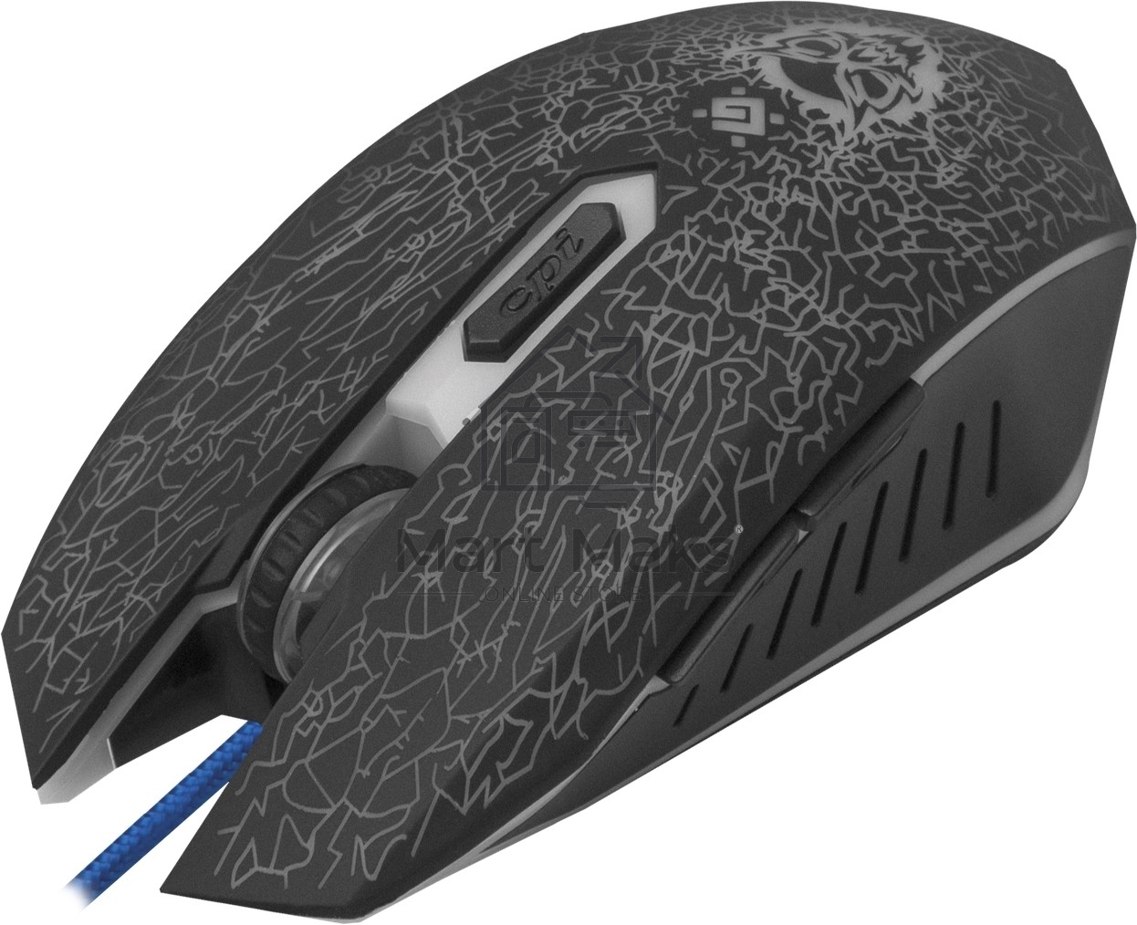 Мышь проводная Defender Shock GM-110L черный, 3200 dpi, USB, кнопки - 6