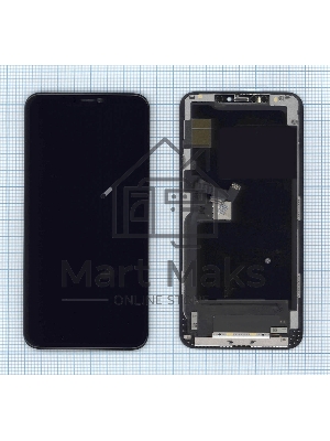 Дисплей для Apple iPhone 11 Pro Max в сборе с тачскрином (OLED JS) черный