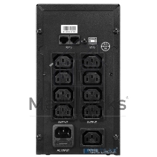 Источник бесперебойного питания CROWN CMU-SP1200IEC/1200 ВА\720 Вт/8 х IEC320 C13, 1 х IEC320 C13 Bypass