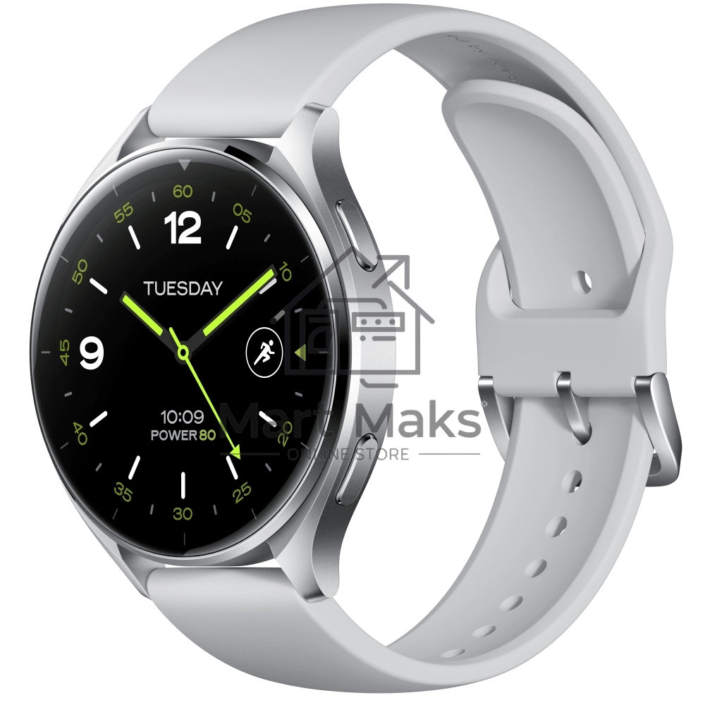 Смарт-часы Xiaomi Watch 2 Silver Case With Gray TPU Strap M2320W1