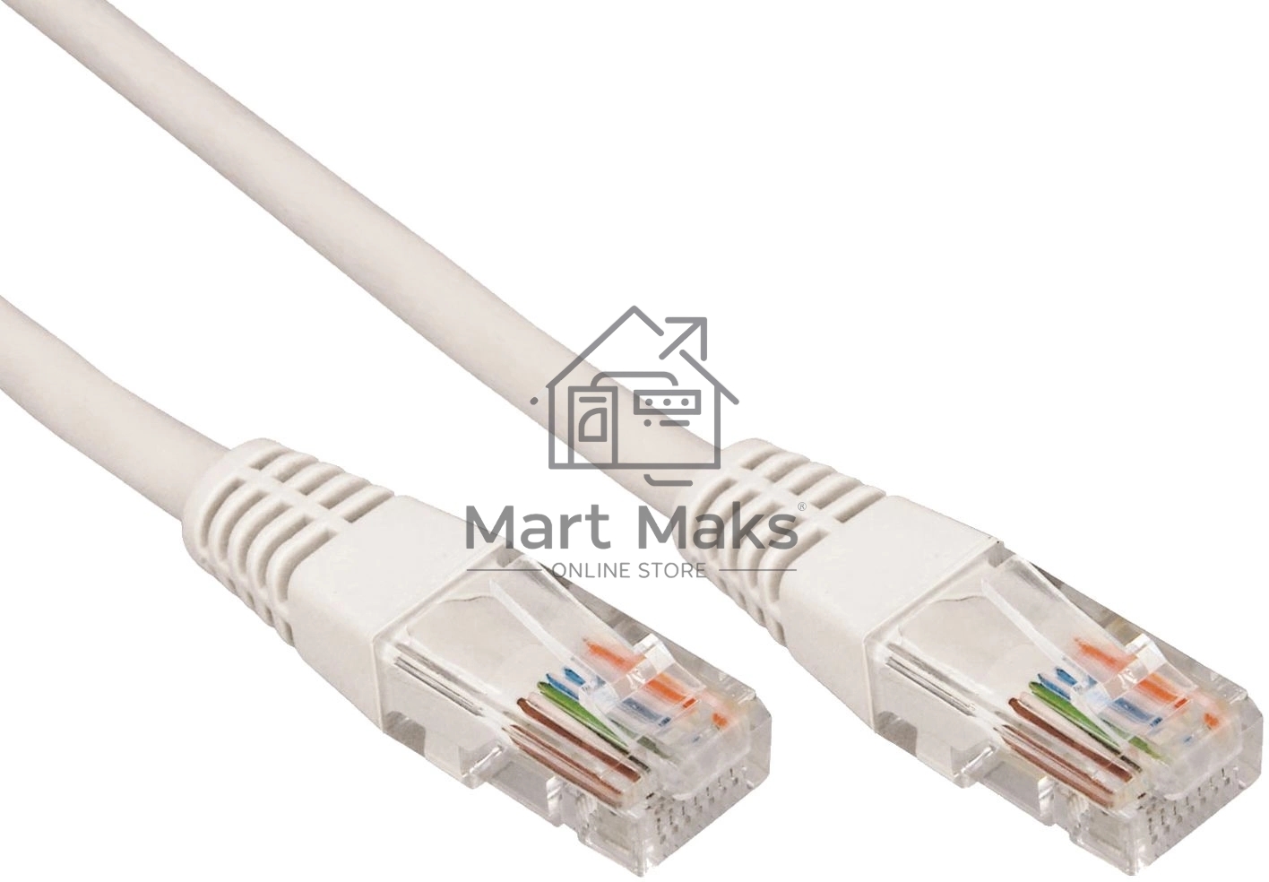 Коммутационный шнур Rexant (18-1006), патч-корд U/UTP RJ45-RJ45, CAT 5e, PVC серый, 3м