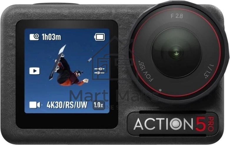 Экшн-камера Dji Osmo Action 5 Standard Combo 1xCMOS 12Mpix серый/черный