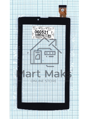 Сенсорное стекло (тачскрин) RP-250A-7.0-FPC-A3 ver.C черное