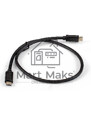 Кабель для зарядки ExeGate EX-CCP-USB3.1-CMCM2-0.5 (USB Type Cm/Cm, Gen.2, 10Gbit/s, 5A, 100W, 0,5м)