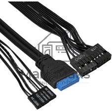 Компьютерный корпус Miditower ExeGate XP-340U-UNS500 (ATX, БП UNS500 с вент. 12см, 1хUSB/2хUSB 3.0, аудио)
