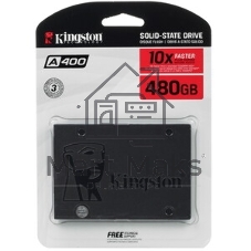 Накопитель SSD Kingston A400, 480Gb, SATA III, 2.5