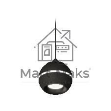 Светильник Ambrella XP1102001 SBK/PBK черный песок/черный полированный MR16 GU5.3 LED 3W 4200K (A2302, C1102, N7011)