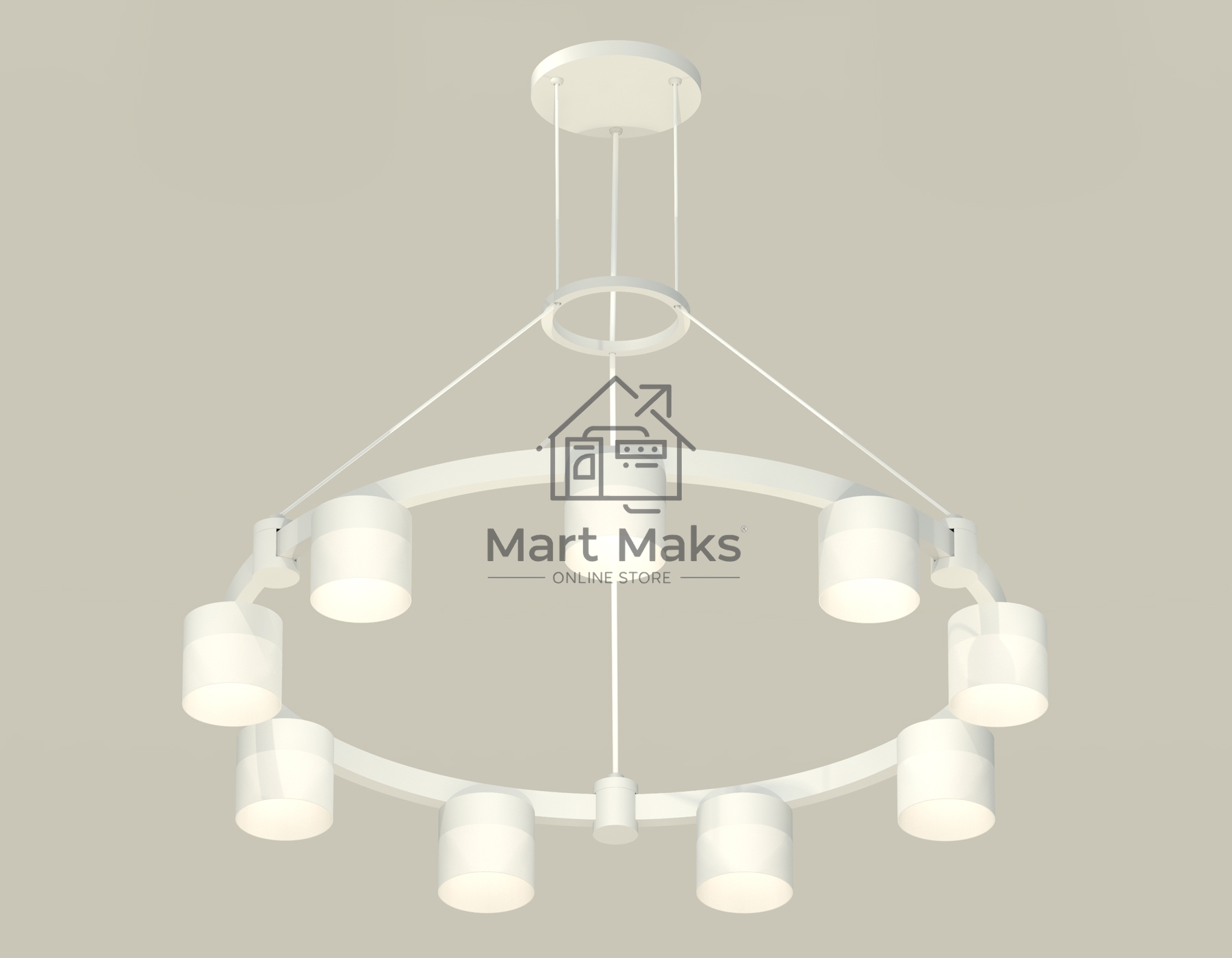 Светильник Ambrella light XR92031904/9 SWH/FR белый песок/белый матовый GX53 (A9203, C9241, N8402)