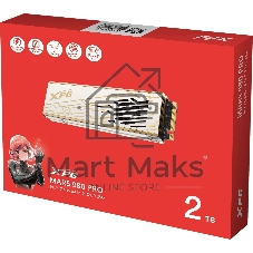 Накопитель SSD ADATA XPG MARS 980 PRO, 2Tb, PCIe 5.0 x4, M.2 2280, NVMe, R/W 14000/13000, с радиатором
