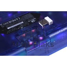 Клавиатура беспроводная Redragon Garen Pro RU RGb, бел/син, градиент,BT+2.4
