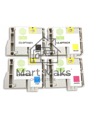 Картридж струйный Cactus CS-EPT0635 многоцветный (40 мл) для Epson Stylus C67/C87/CX3700/CX4100/CX4700