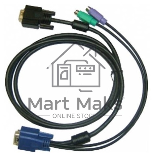 Переключатель D-Link DKVM-IPCB/10 Упаковка 10 кабелей KVM для устройств DKVM-IP1/IP8, длина 1.8м 