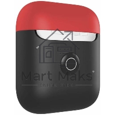 Чехол SwitchEasy Colors для в футляра с возможностью беспроводной зарядки к AirPods 2. Материал силикон. Цвет черный.