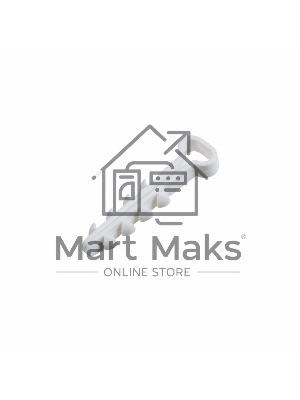 Дюбель-хомут нейлоновый прямоугольный Rexant 5-8 мм, белый, упаковка 100 шт.