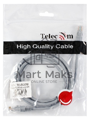 Патч-корд 1.0м, FTP Cat. 5E, Telecom NA102-FTP-C5E-1M