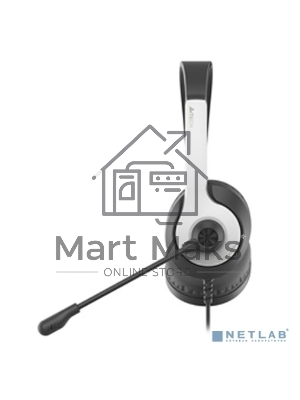 Наушники с микрофоном A4Tech Fstyler FH100U белый/черный 2м